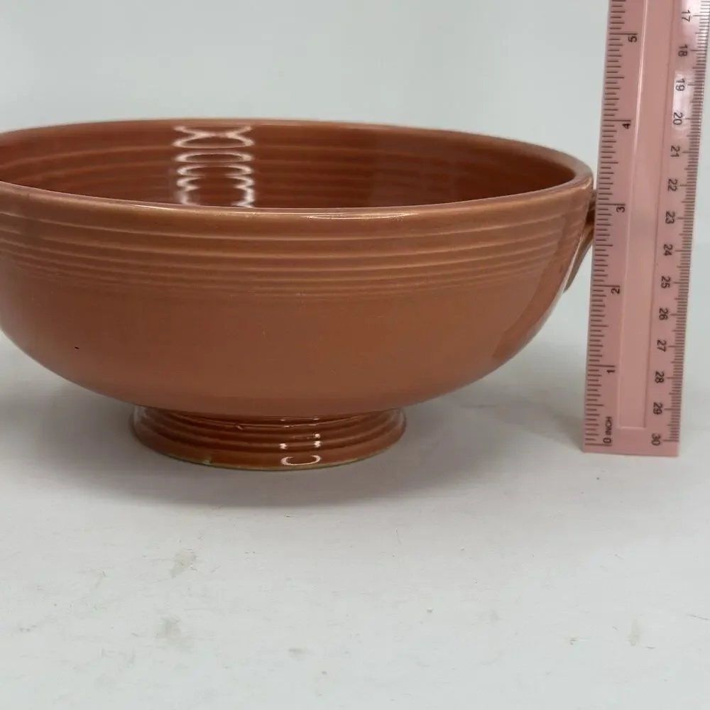 Vintage Fiesta Homer Laughlin Rose Casserole Dish 1951-1959 Production